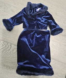 18" American Girl Today Puppe Urlaub 2000 blau Twilight Outfit Jacke/Rock Set - Bild 1 von 2