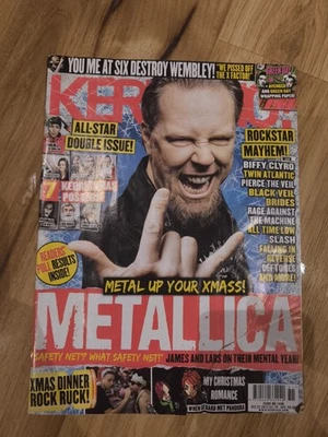 Kerrang! Magazine Issue 1446 (2012) Metallica + Posters & Wrapping Paper - Image 1 of 4