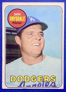 1969 Topps Don Drysdale #400 VG-VGEX RC232 - Picture 1 of 2