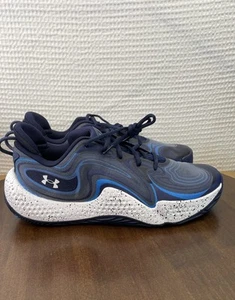Under Armour Spawn 6 “ Blue Circuit” 3027263-400 Men’s Size 12 Basketball Shoes - Picture 1 of 10