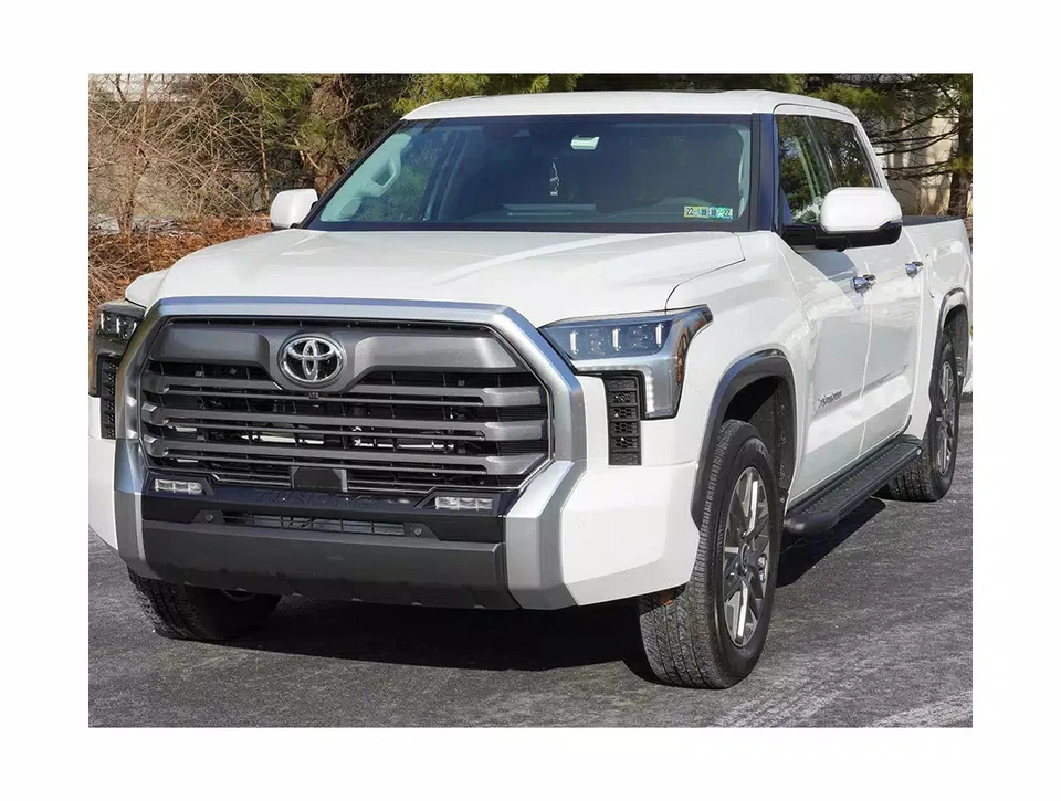 Romik Black RAL-T Running Boards Fit 2022 Toyota Tundra Crewmax - Image 1 of 4