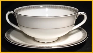 Cupones y platillos de sopa Royal Doulton Ravenswood - H5008 - ¡NUEVOS! - Imagen 1 de 1