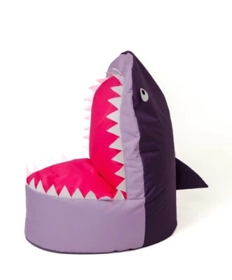 5905359298045 Sako Tasche pouffe Shark lila-hell lila XXL 100 x 60 cm Go Gift - Bild 1 von 2