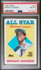 1988 Topps - All Star #405 Dwight Gooden - PSA Graded Near Mint 8