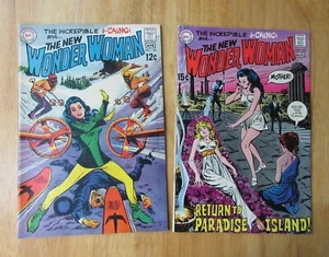 Wow! Lot of *2* High/Higher-Grade 1969 WONDER WOMAN! #181 (VF/VF+), 183 (VF+) - Picture 1 of 10