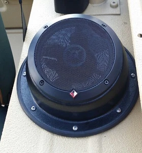 6.5" Angled Speaker Enclosure Boxes Pods 6 1/2" polaris mount atv golf cart rv - Picture 1 of 8