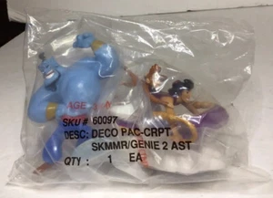 Figuras Disney Selladas de Aladdin Abu On Magic Carpet Genie Cake Toppers - Imagen 1 de 14
