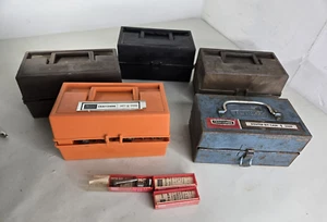 Juego de brocas de router Craftsman 9 21292, 9 2550 con estuche naranja estuche metálico 5 cajas - Imagen 1 de 19
