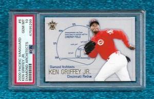 Pacific Vanguard #6 Ken Griffey Jr 2000 PSA 10 gemas como nuevo diamante arquitectos pop 1 - Imagen 1 de 1
