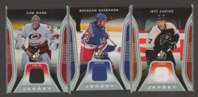 2006-07 SP Game Used Authentic Fabrics Jerseys Lot (8) - Image 1 of 2
