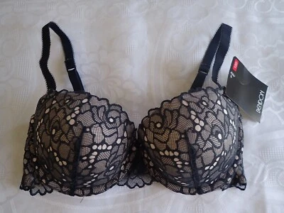 BENDON, Sujetador Balconette Talla 34D, Color en Negro y Nude Foto 1 de 2