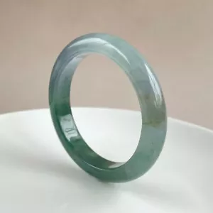 【KATHY JADE】Brazalete Brazalete Jade Jade Jade Esmeralda Helada Medio Verde《51mm》《Grado A》 - Imagen 1 de 3