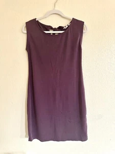 Sigrid Olsen Women's Size XS Purple Cap Sleeve Casual Shift Dress Cut Out Back - Picture 1 of 4