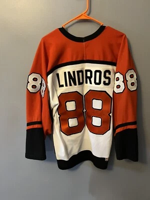 Camiseta deportiva vintage de los 90 Eric Lindros Philadelphia Flyers NHL CCM para hombre L Foto 1 de 4