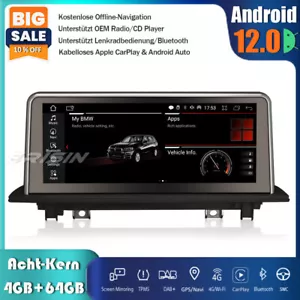 10.25" 64GB Android 13 Autoradio GPS IPS DAB+CarPlay Wifi USB für BMW X1 F48 NBT - Bild 1 von 13