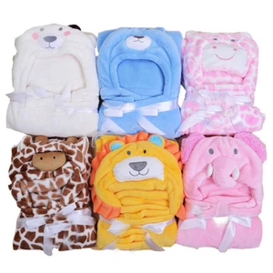 NUEVA Manta Receptora con Capucha Bebé Niño Niña Suave n Ligera, Perfecta para Regalo - Imagen 1 de 15