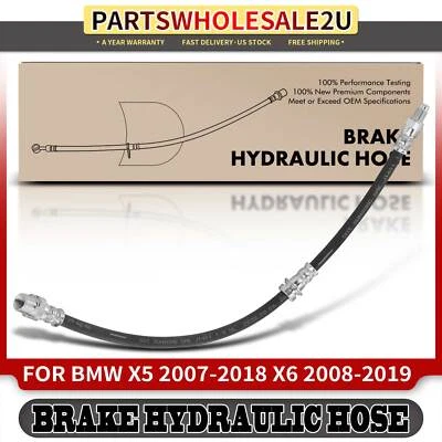 Rear Outer Brake Hydraulic Hose for BMW X5 X6 E70 F15 G05 E71 E72 34306887450 - Image 1 of 4