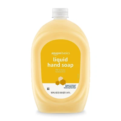 Liquid Hand Soap Refill, Milk and Honey Scent, Triclosan-Free, 50 Fluid Ounces, - Image 1 of 4