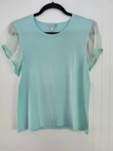 2 X QUEENSPARK LADIES TOPS 1 X AQUA AND 1 BROWN SIZE XL - Picture 1 of 12