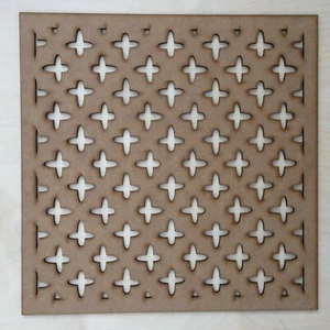 Radiator Cabinet Decorative Screening Square Radiator Grille MDF 3mm and 6mm P1 - Picture 1 of 2