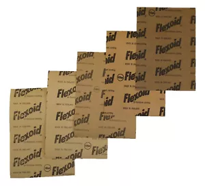 GASKET PAPER MATERIAL - OIL & WATER RESISTANT, FLEXOID BRAND - 5 X A4 SHEETS - Picture 1 of 7