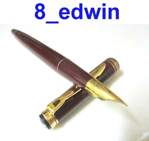 Vintage Wing Sung 350 Maroon Double ended Triumph Nib Fountain Pen New Old Stock - Picture 1 of 9