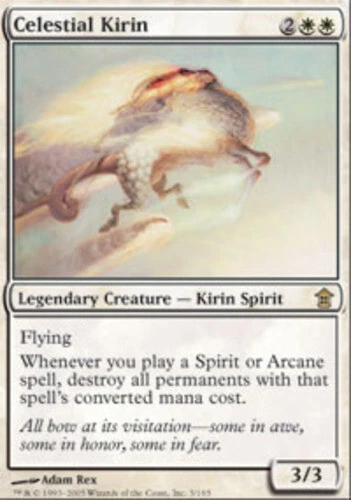 Celestial Kirin ~ Moderately Played Saviors of Kamigawa MTG Magic UltimateMTG Wh - Image 1 of 1