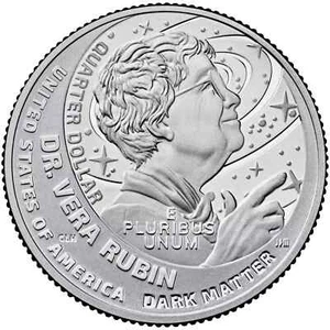 2025 S *PROOF* DR VERA RUBIN Quarter-DCAM & UNC-U.S. Moneta come nuova -SPEDIZIONE ORA - Foto 1 di 2