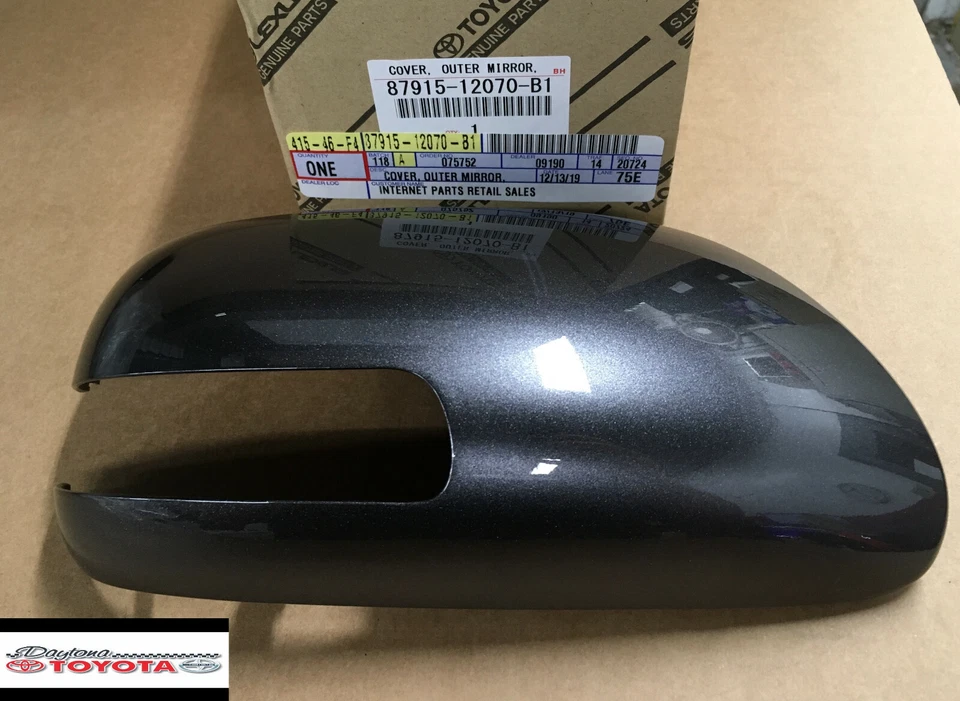 CUBIERTA DE ESPEJO EXTERIOR OEM TOYOTA SCION XD SE ADAPTA AL LADO DEL PASAJERO GRIS 2008-2014 Foto 1 de 1