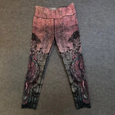 Leggings femininas Evolution and Creation média estampa de elefante África rosa preto - Imagem 1 de 4