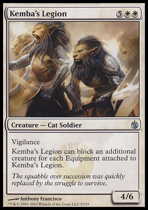 Magic the Gathering MTG Kemba's Legion (9) Mirrodin Besieged   LP - Image 1 of 1