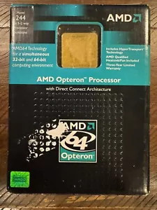 2004 AMD Opteron 244 (OSA244CEP5AL) Processor, New Old Stock - Picture 1 of 9