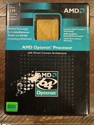2004 AMD Opteron 244 (OSA244CEP5AL) Processor, New Old Stock - Image 1 of 4