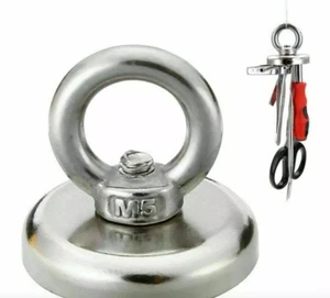 Fish Hook Finder 36mm 20kg strong salvage magnet pot fishing magnets deep sea OO - Imagen 1 de 1