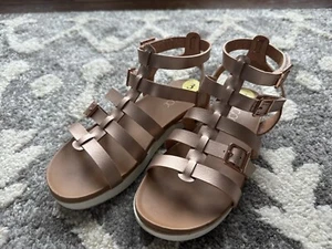 Sugar Girls Rose Pink Strap Sandals Size 3 - Picture 1 of 7