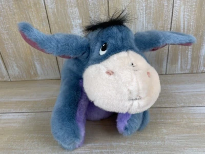 Juguete de peluche Fisher-Price Ask Me More Eeyore Talking Moving 1999 de colección *Ver video Foto 1 de 4