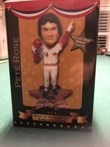 RARE -Pete Rose Autographed Bobblehead -"Stars of the Queen City" 3 of 3 - - Picture 1 of 17