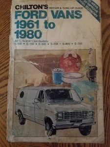 Chilton's Automotive Repair Manual 1961-1980 Ford Vans All 1/2 3/4  - Picture 1 of 1