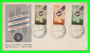 Burundi 1963 Libertà dalla Fame set copertina primo giorno - Foto 1 di 1