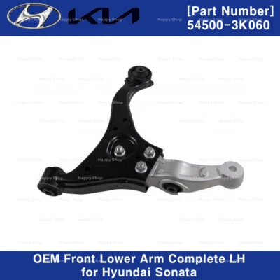 545003K060 Genuíno OEM Braço Inferior Frontal Completo LH para Hyundai Sonata 05-10 - Imagem 1 de 3