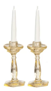 Puppenhaus Bernstein Leuchter Chrysnbon Miniatur Esszimmer Zubehör 1:12