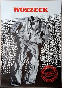 Poster Plakat - Alban Berg - Wozzeck - Bayerische Staatsoper - 1970 - Bild 1 von 1