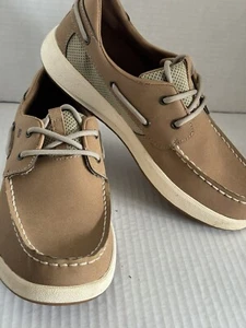 NUEVO Zapatos de barco Sperry Fairwater Plushwave para niños talla 5 M Fairwater bronceados STK264547 - Imagen 1 de 5