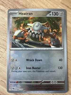 Heatran (Master Ball Pattern) 068/131 Prismatic Evolutions Holo - Image 1 of 4
