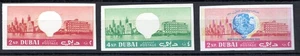 STAMPS DUBAI-New York World Fair, 3 stamps with major centre error, 1964-** - Picture 1 of 1