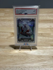 Tarjeta de novato Prizm LIV Golf Brooks Koepka RC 2024 White Mojo/36 PSA 9 - Imagen 1 de 2
