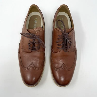 COLE HAAN Ms ØriginalGrand Remastered Wingtip Oxfords Woodbury Ivory C26471 10.5 - Image 1 of 4