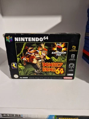 Donkey Kong 64 (Nintendo 64, PAL) – CIB – Inc Official Expansion Pak + Manuals - Image 1 of 4