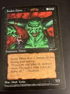 WOTC MTG Oversize Cards Juzam Djinn (6.25" x 9") EX Condition. - Picture 1 of 11