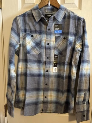 Urban Pipeline Flannel Shirt Boys Size XL 18 Blue Plaid Soft Button Up Collared - Image 1 of 4